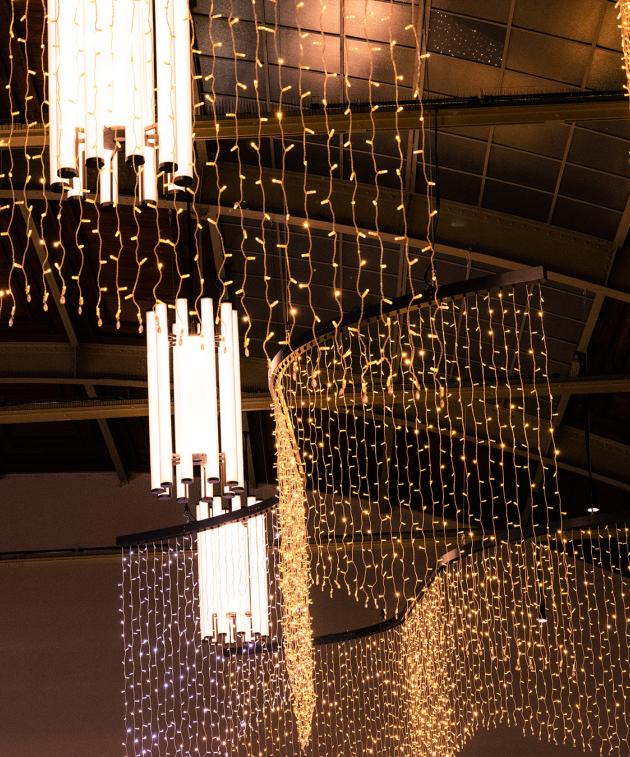 Weihnachtsinstallation Bahnhof Basel SBB