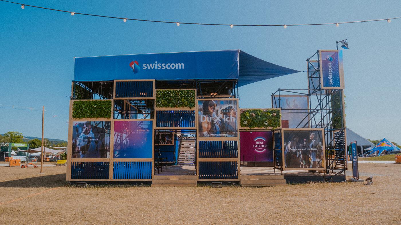 Festivalauftritt für Swisscom Music