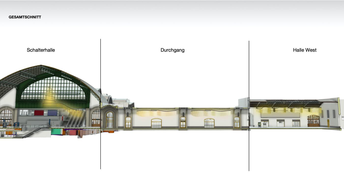 Weihnachtsinstallation Bahnhof Basel SBB